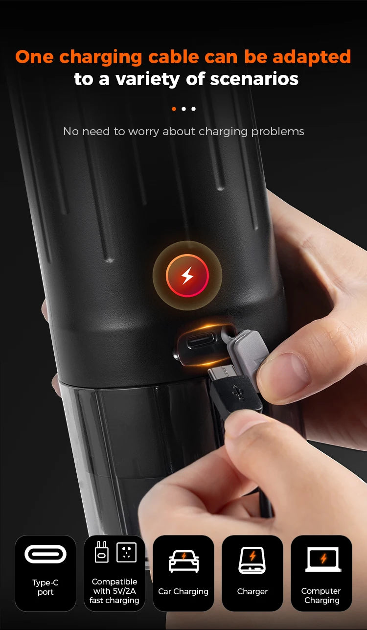 Máquina de Café Espresso Portátil IKAPE 2 en 1 – Compatible con Cápsulas y Café Molido, Extracción de Alta Presión para Viajes y Camping