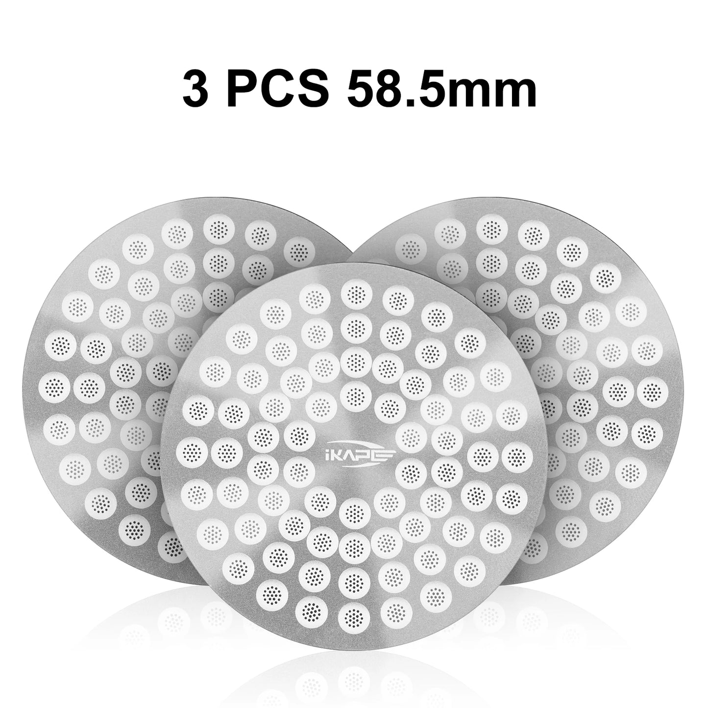 Pantalla de Disco para Espresso IKAPE Puck Screen V2 – Filtro Ultrafino Reutilizable de Acero Inoxidable 304 de 0,8 mm (Calidad Alimentaria)