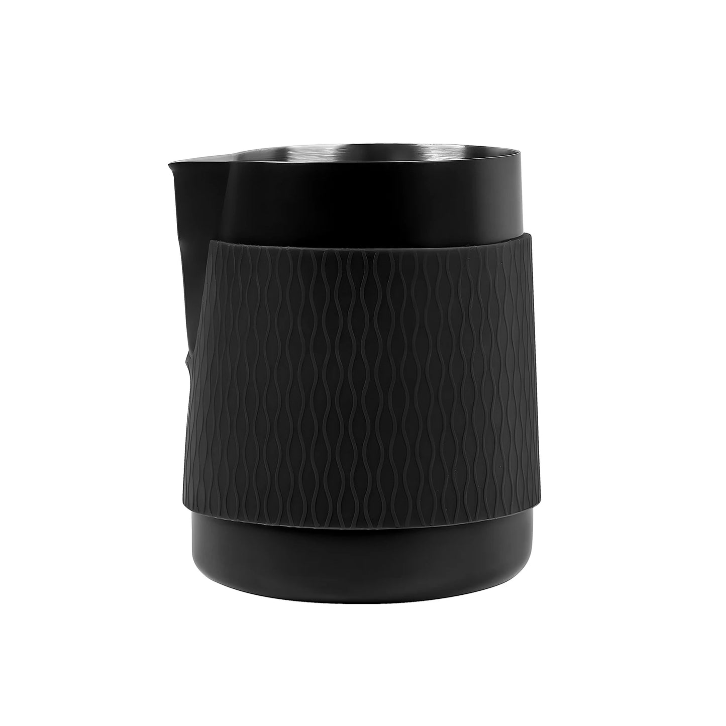 Pitcher de Leche para Espresso IKAPE V3 – Espumador de 500ml sin Mango con Caño Afilado para Vertido Preciso en Latte Art