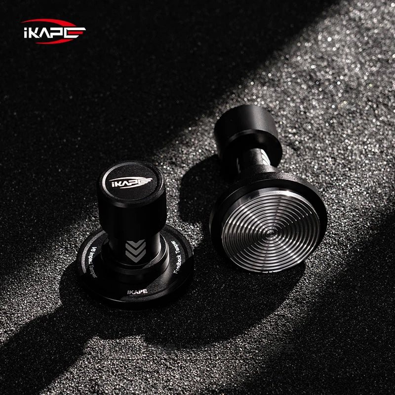 Tamper de Café IKAPE V6 51/54/58mm – Prensador con Presión Constante y Resorte Cargado para Baristas y Máquinas de Espresso