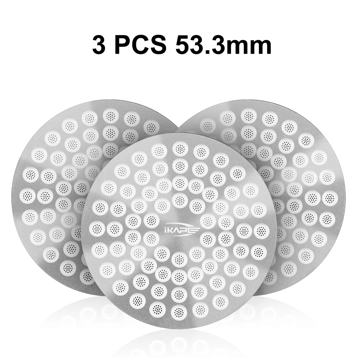 Pantalla de Disco para Espresso IKAPE Puck Screen V2 – Filtro Ultrafino Reutilizable de Acero Inoxidable 304 de 0,8 mm (Calidad Alimentaria)
