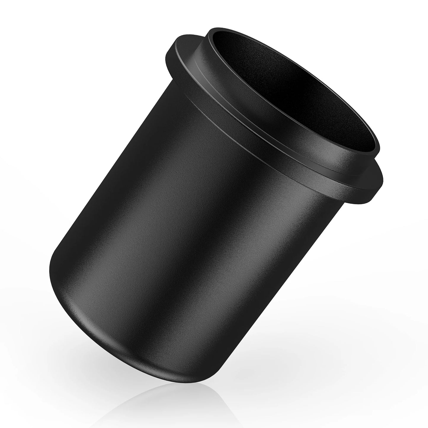 Taza Dosificadora de Espresso IKAPE (Negra) – Compatible con Portafiltros de 51 mm a 58 mm, Accesorio de Aluminio para Café Espresso