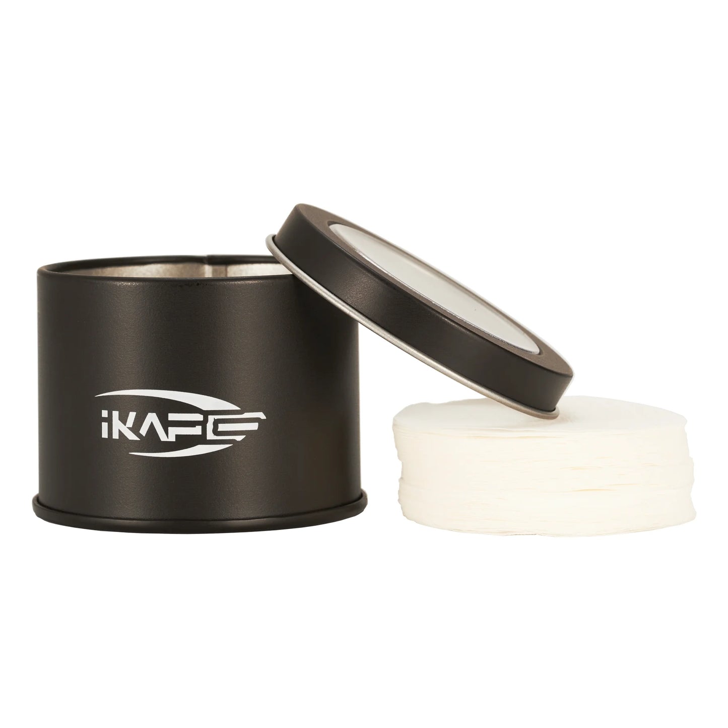 IKAPE filtros de papel Espresso, filtros de papel de pantalla de Puck de café, compatibles con 51/54/58mm, cesta de portafiltros, 200 unidades