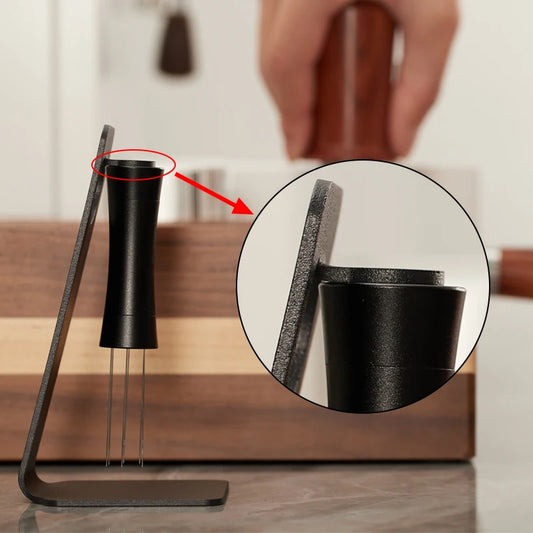 Herramienta WDT para Espresso con Ángulo Ajustable – Agitador de Café con Imán y Soporte, Distribuidor Preciso para Baristas