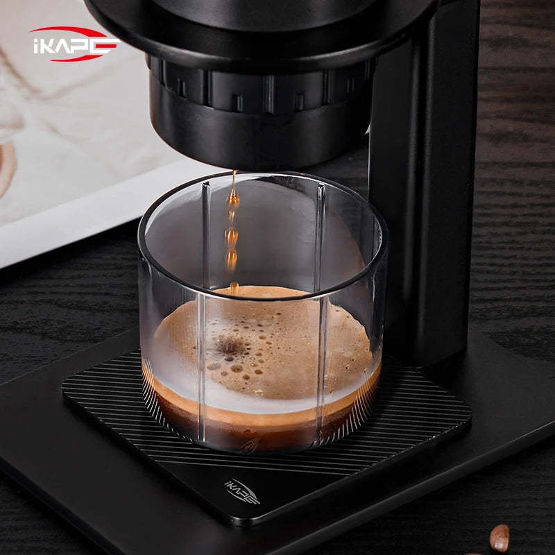 Máquina de Café Espresso Portátil IKAPE 2 en 1 – Compatible con Cápsulas y Café Molido, Extracción de Alta Presión para Viajes y Camping