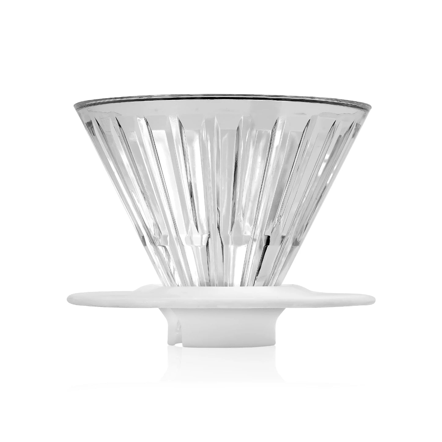 IKAPE-gotero de café V01 de 60 °, 1-2 tazas, vierta sobre la cafetera, taza de filtro de café reutilizable, accesorios de elaboración lenta para el hogar