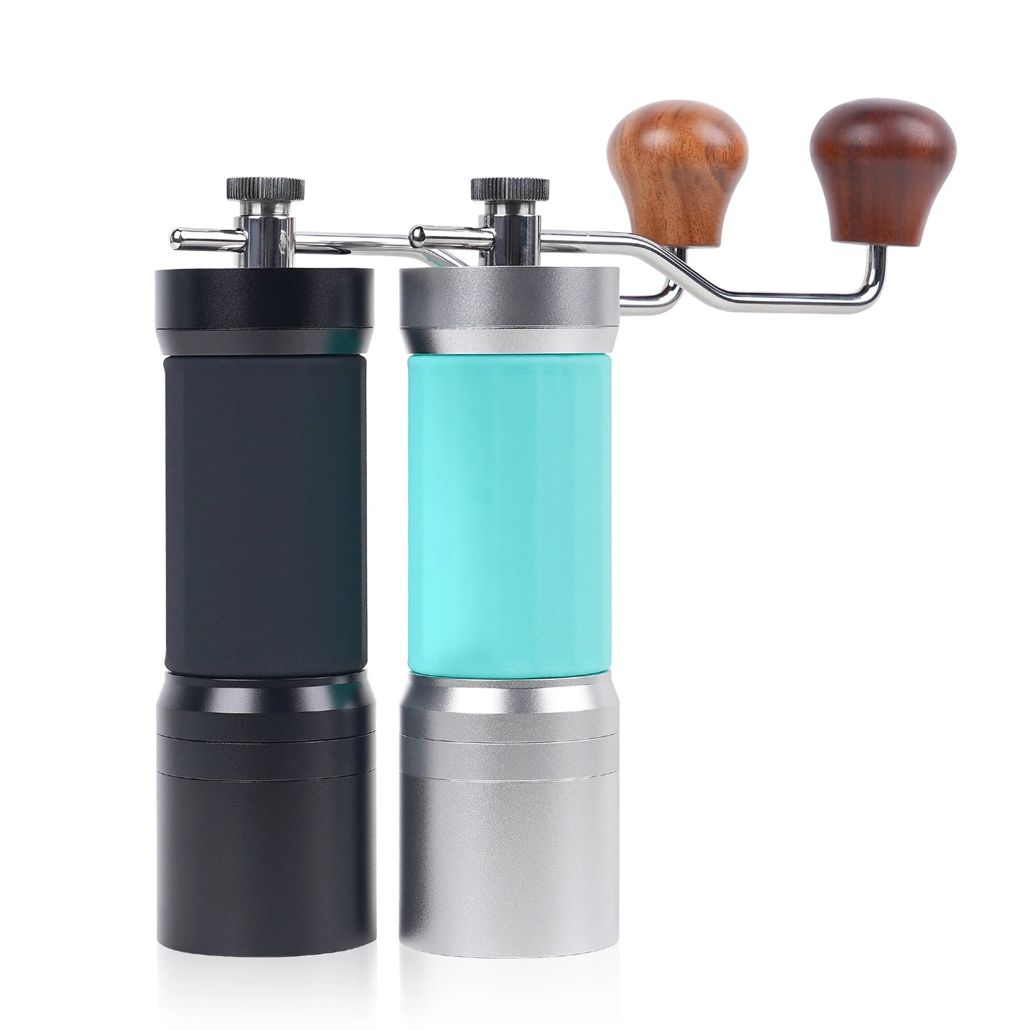 Molino de Café Manual IKAPE V2 – Moledor Portátil Premium con Rebabas Cónicas Heptagon y Molienda de Grado Ajustable