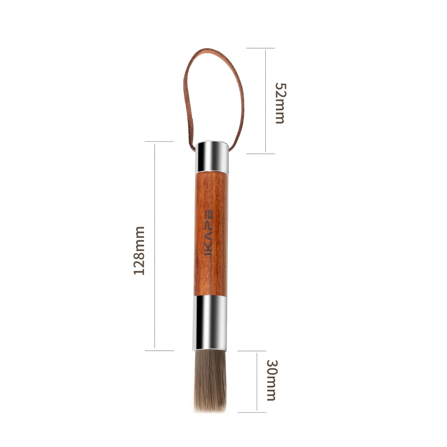 Cepillo de Limpieza para Molinillos de Café IKAPE – Herramienta de Barista con Mango de Madera, Accesorio para Cafeteras y Máquinas de Espresso