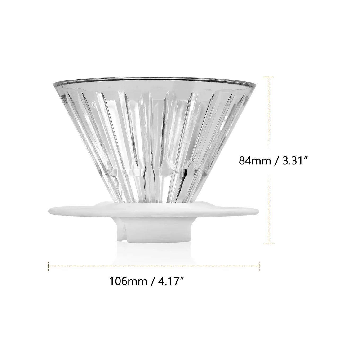 Servidor de Café de Vidrio IKAPE – Jarra de 13,6 oz para Pour Over con Cafetera de Goteo y Olla, Ideal para Preparación Manual de Café"