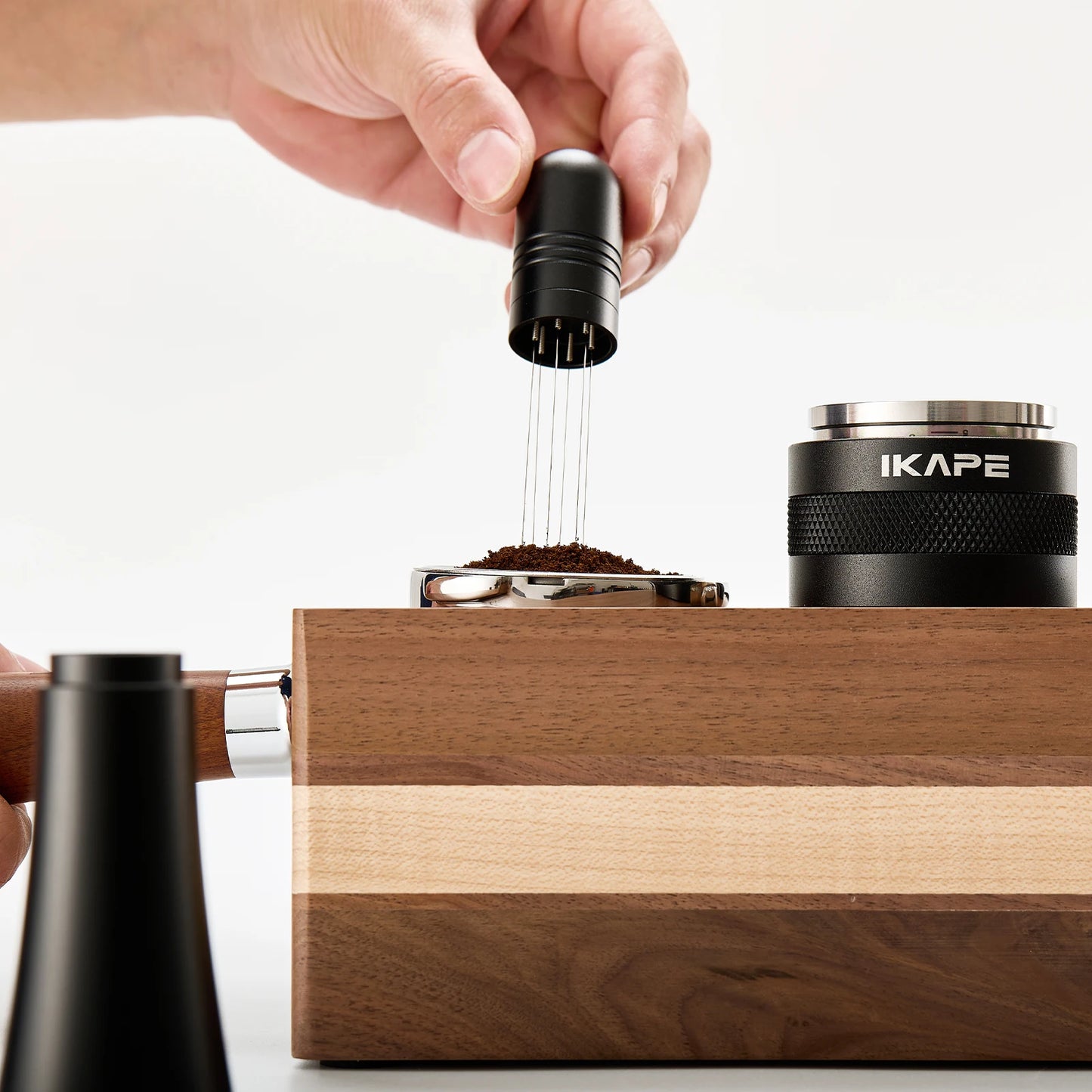 IKAPE Puck Screen V2 para Espresso – Filtro de Disco Reutilizable de 0,8 mm en Acero Inoxidable 304 de Grado Alimenticio