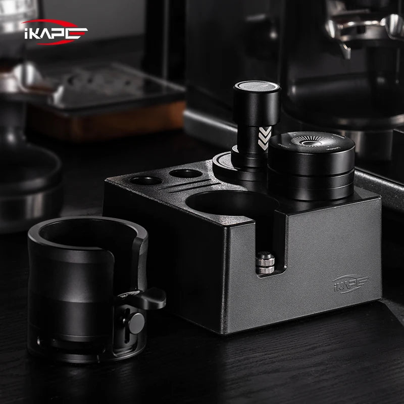 Tamper de Café IKAPE V6 51/54/58mm – Prensador con Presión Constante y Resorte Cargado para Baristas y Máquinas de Espresso