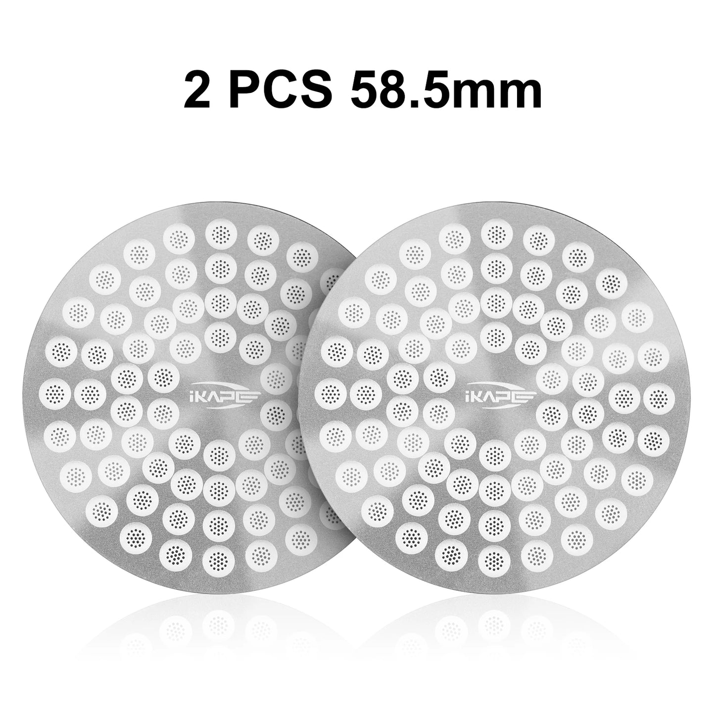 Pantalla de Disco para Espresso IKAPE Puck Screen V2 – Filtro Ultrafino Reutilizable de Acero Inoxidable 304 de 0,8 mm (Calidad Alimentaria)
