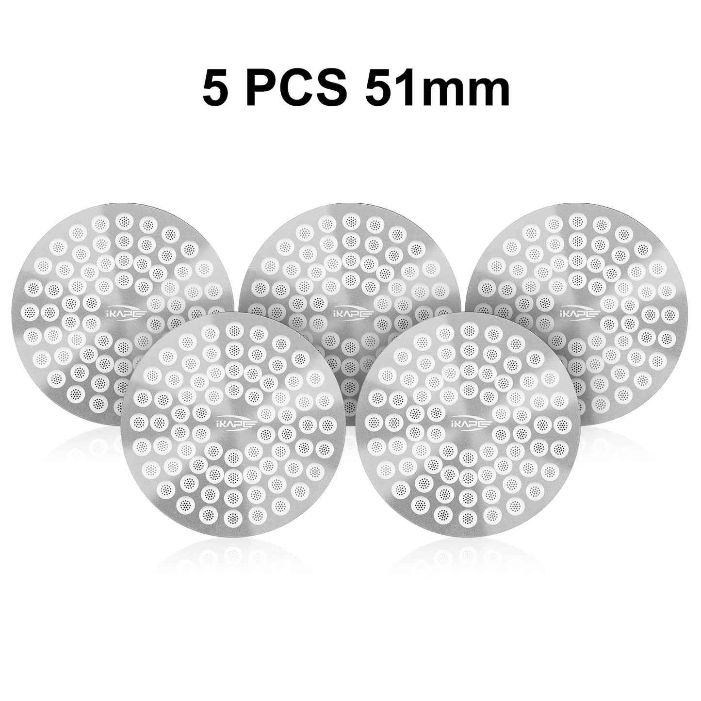 Pantalla de Disco para Espresso IKAPE Puck Screen V2 – Filtro Ultrafino Reutilizable de Acero Inoxidable 304 de 0,8 mm (Calidad Alimentaria)