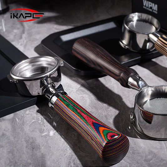 IKAPE Portafiltro desnudo sin fondo de 54 mm compatible con máquinas Breville Barista Series BES870/878/880 y máquinas Solis Barista